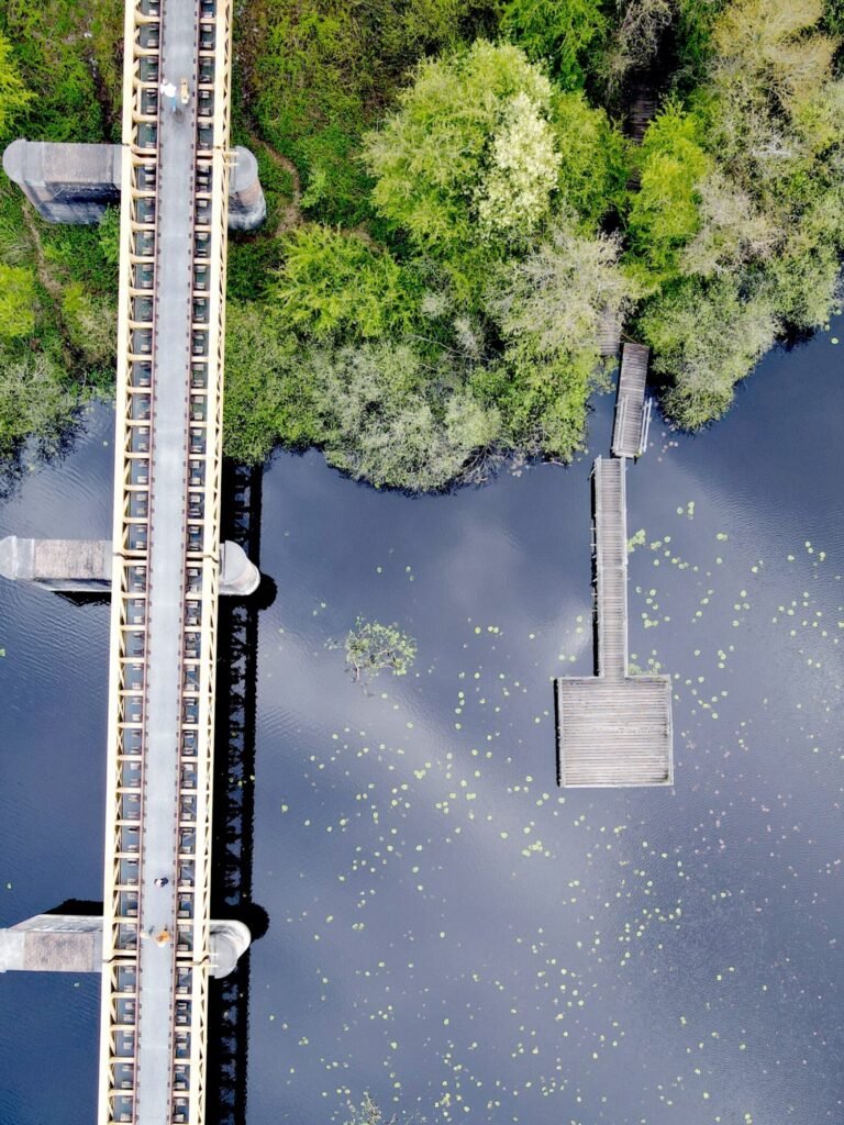 most kolejowy Moerputtenbrug, s'Hertogenbosch, the Netherlands.