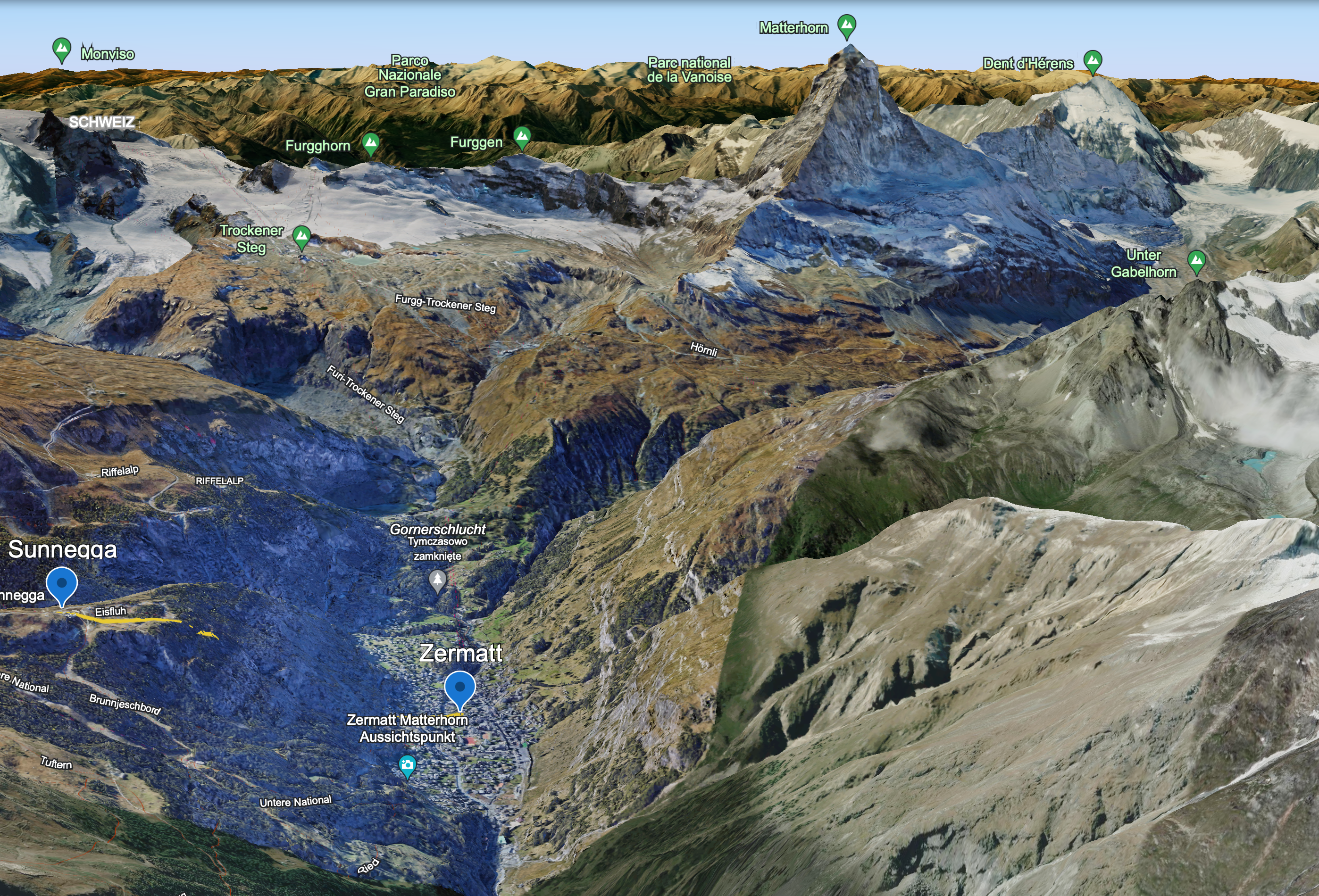 Zermatt Szwajcaria
